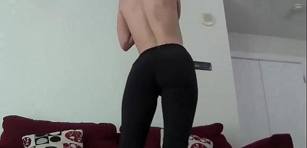  You can jerk off to me in my new yoga pants JOI